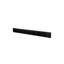KNAX Horizontal 8 Coat Rack, black, LoCa