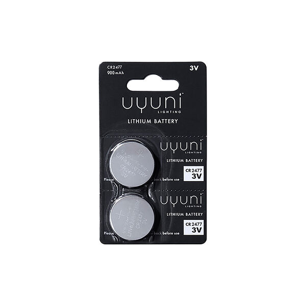 Lithium Metal Batteries CR2477 2 pcs, Uyuni Lighting