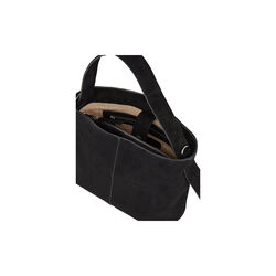 Suede Fraya Small Bag, black, Becksöndergaard