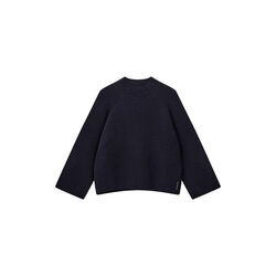 BL-ALVINA ART 2 Strick, navy, Blanche CPH