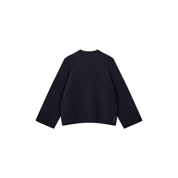 BL-ALVINA ART 2 Strick, navy, Blanche CPH