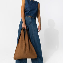 Hoch geschnittene Jeans - Anna Fit, dark blue denim, Coster Copenhagen