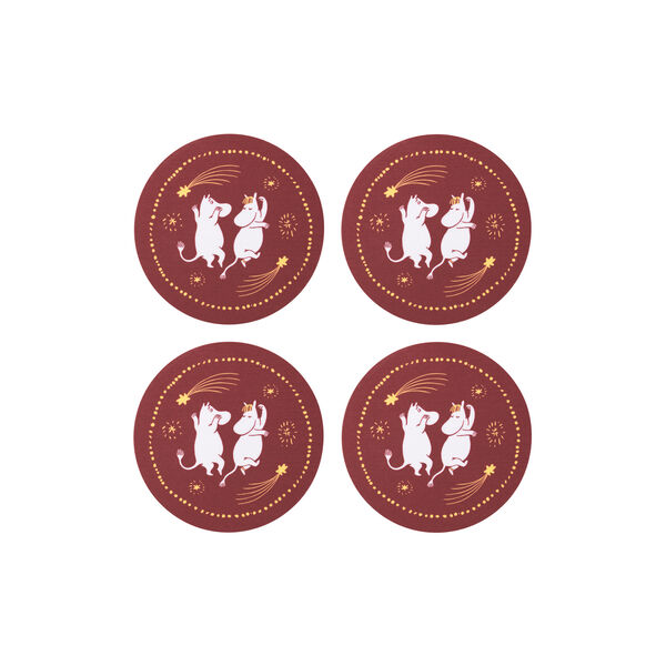 Festive Moments coasters 4 pcs., Moomin Arabia