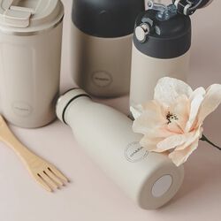 Trinkflasche, cream beige, AYA&IDA