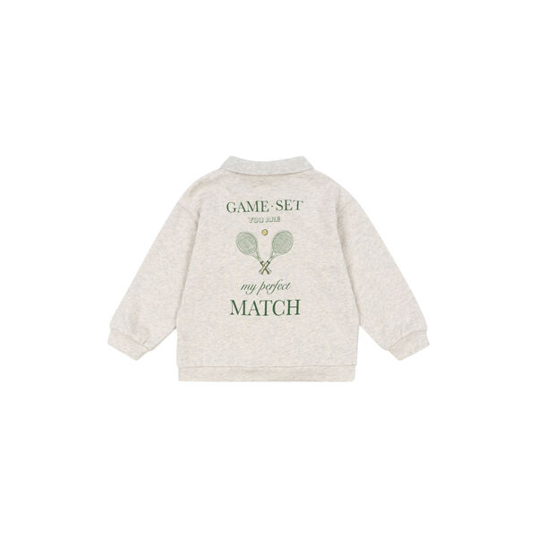 Spotty LS Polo, off white melange, Konges Sl&oslash;jd