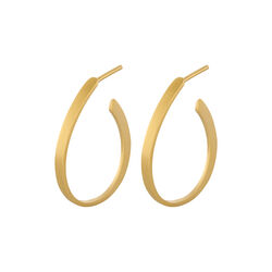 Berlin Kreolen, gold, Pernille Corydon Jewellery