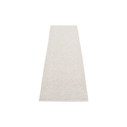 Svea Plastic Rug, stone metallic/fossil grey, Pappelina