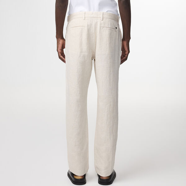 Theo Linen 1454 Trousers, oat, NN.07