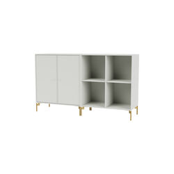 PAIR Classic Sideboard with Brass Legs, 09 nordic, Montana Furniture