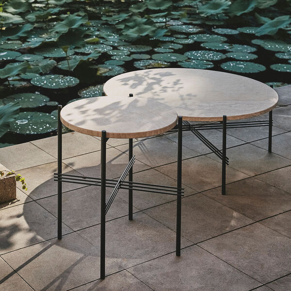 TS Outdoor-Couchtisch, neutralwei&szlig;, GUBI