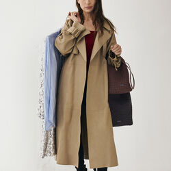 Geflochtene Tageshandtasche, chocolate plum, DAY ET