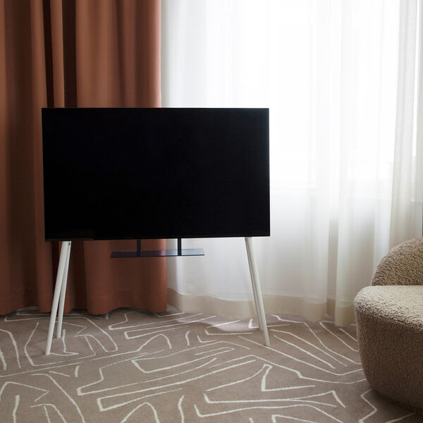 TV stand XL 55''-77'', white, JALG