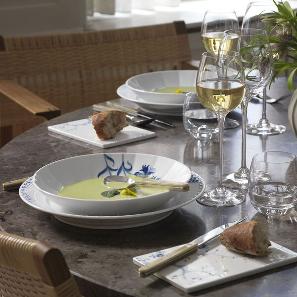 Blomst tiefer Teller Rose, 24 cm, Royal Copenhagen