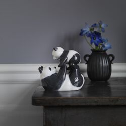 Jahresfigur 2022 Panda mit Jungtier, Royal Copenhagen