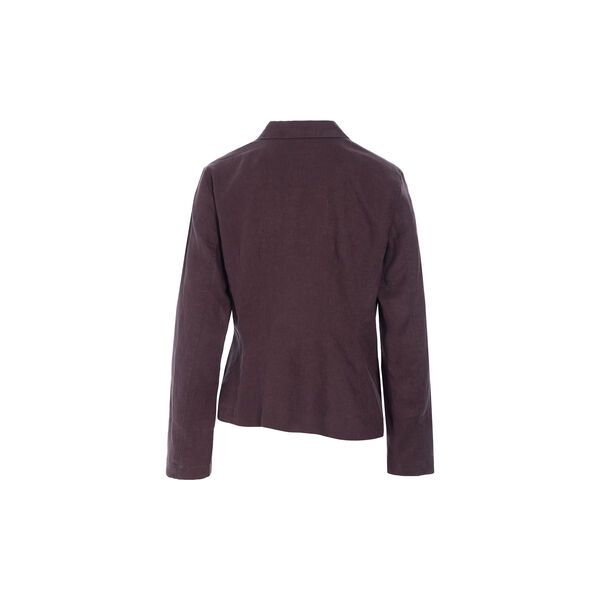 Lazy linen asymmetric jacke, raisin, BITTE KAI RAND