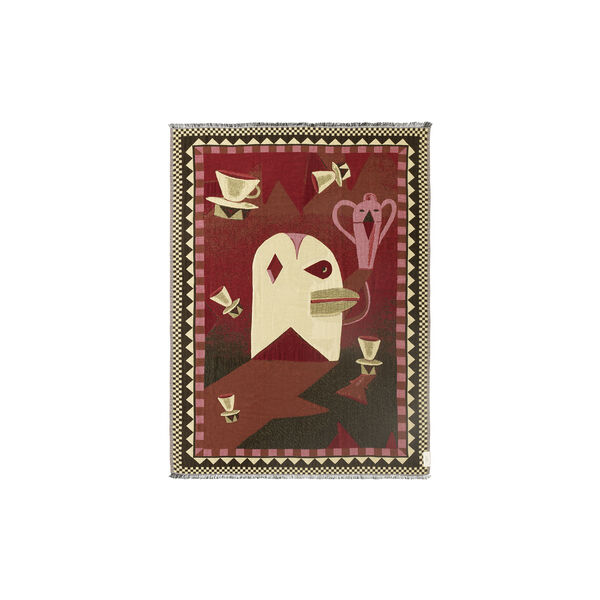 The Moor AP18 Rug, red heather, &Tradition