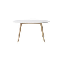 Wood PingPong Table, white/oak, Oliver Furniture