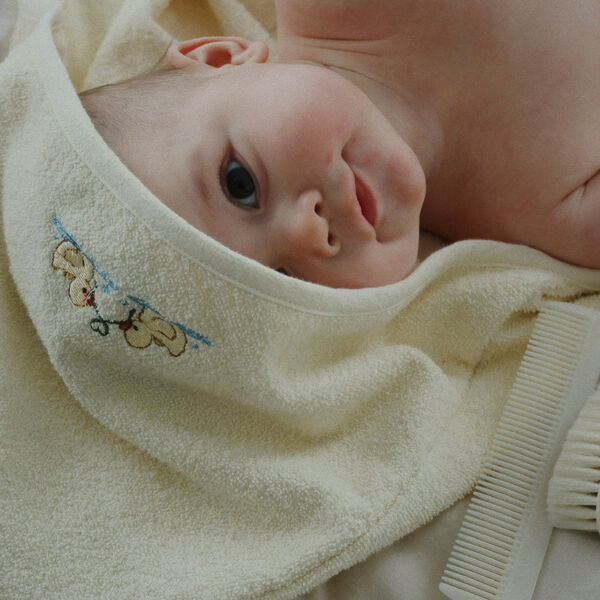 Figo Baby Towel, antikwei&szlig;, Konges Sl&oslash;jd