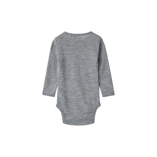 Wool Body L/S Lucca, 0224 melange grey, Wheat