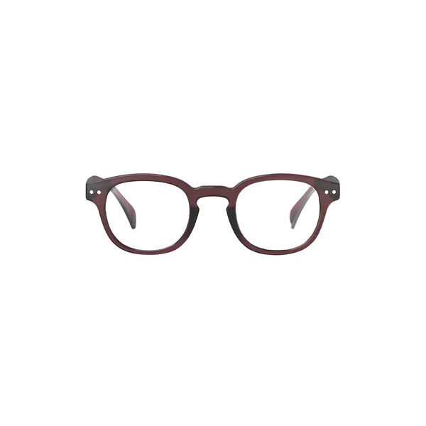 #C READING Brille, old leather, IZIPIZI