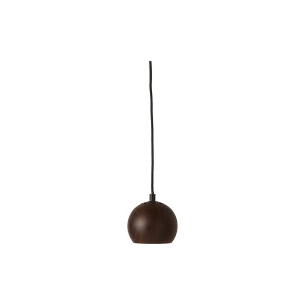 Ball Wood Pendant, walnut, FRANDSEN