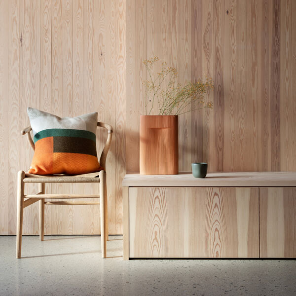 MIKKEL Cushion, orange, R&oslash;ros Tweed