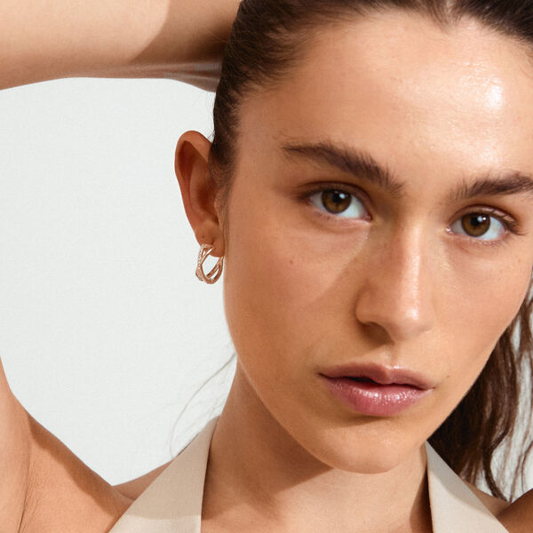 KIRA Earrings, silver plated, Pilgrim