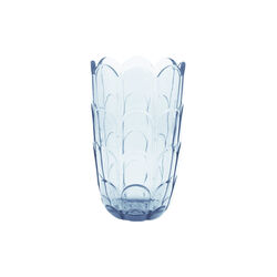 Lily Vase, blue iris, Holmegaard