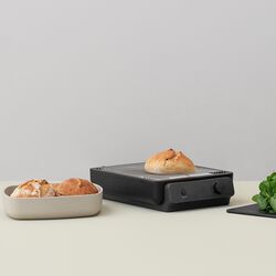 FOODIE Flachtoaster, black, RIG-TIG