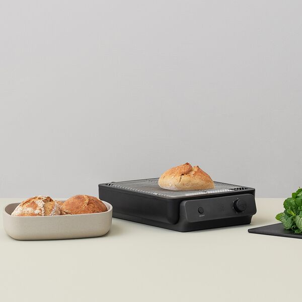 FOODIE Flachtoaster, black, RIG-TIG
