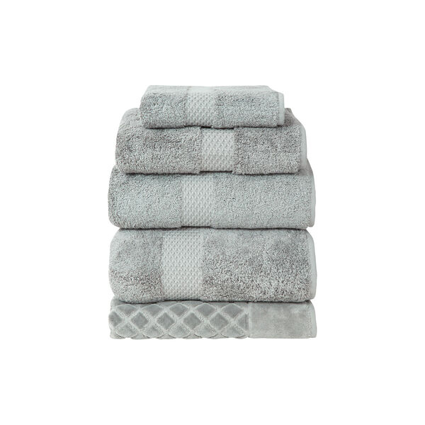 Etoile Towel, platine, Yves Delorme