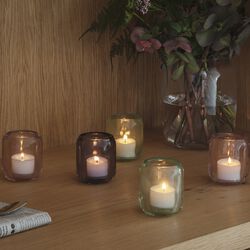 Acorn Tealight Holder 2 pcs, grape, Eva Solo