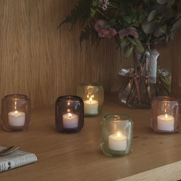 Acorn Tealight Holder 2 pcs, grape, Eva Solo