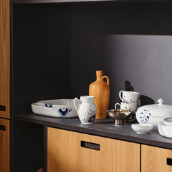 Schwarze Mega Riflet-Kanne 38 cl, Royal Copenhagen