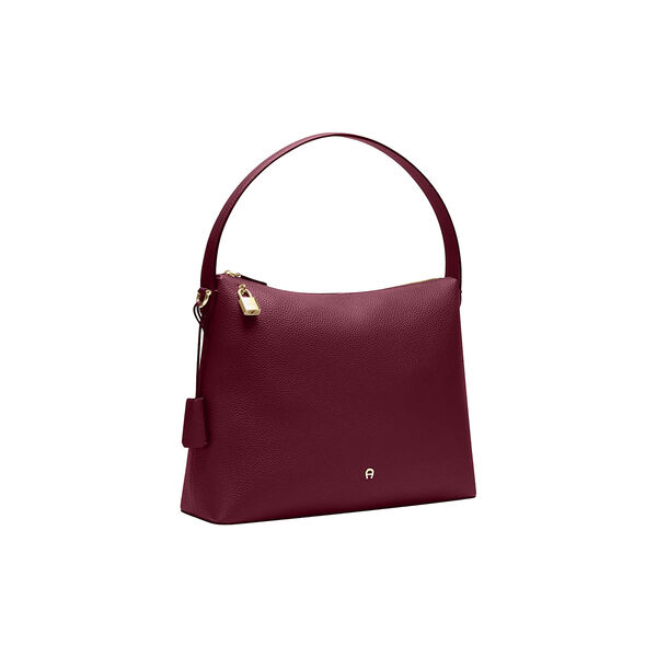 Delia Hobo Bag L, burgundy, Aigner