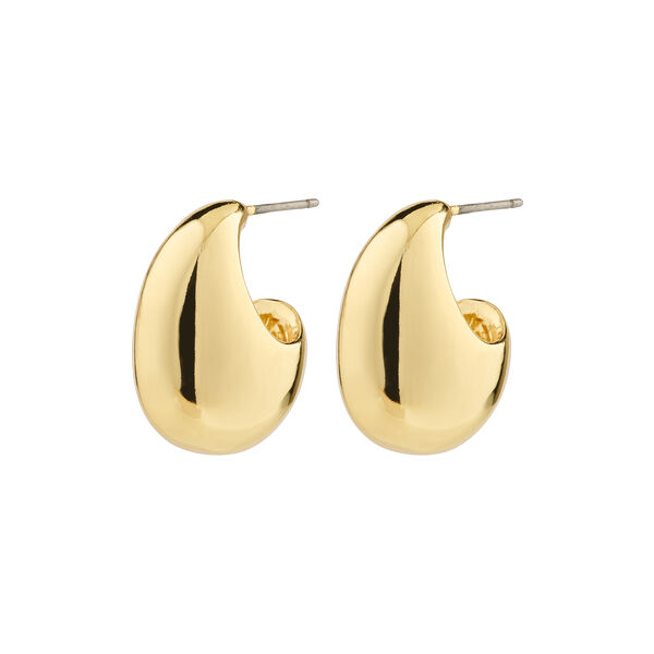 INTENT Earrings, gold plated, Pilgrim