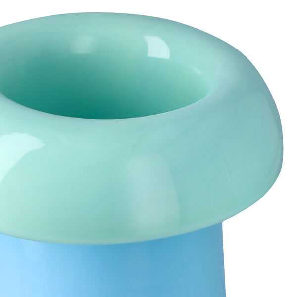 Soma Vase, hellblau/aqua, Holmegaard