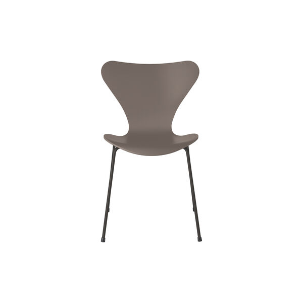 Serie 7&trade; 3107 volllackierter Stuhl, deep clay/warm graphite, Fritz Hansen