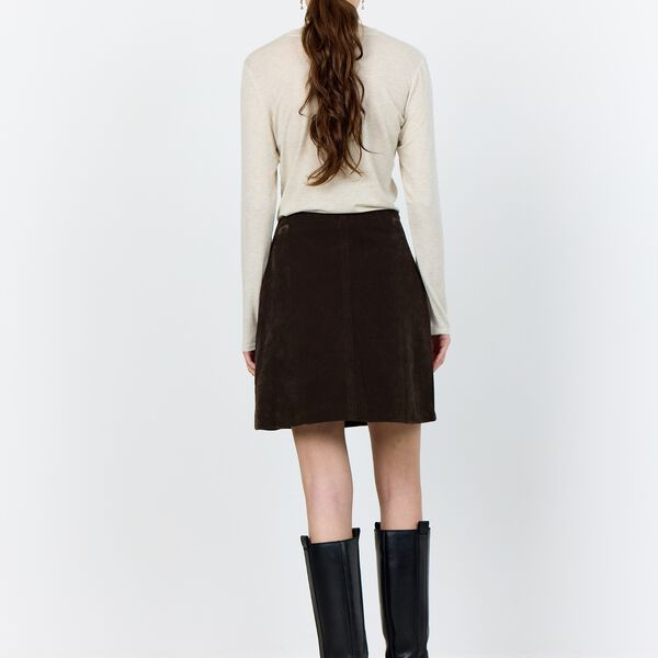 LR-NIOBA 2 Skirt, coffee, Levet&eacute; Room