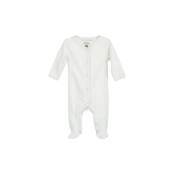 Newborn Suit with Feet, offwhite, Serendipity
