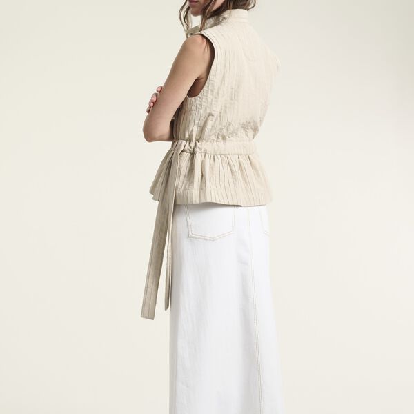 Jinzu long skirt, wei&szlig;, BITTE KAI RAND