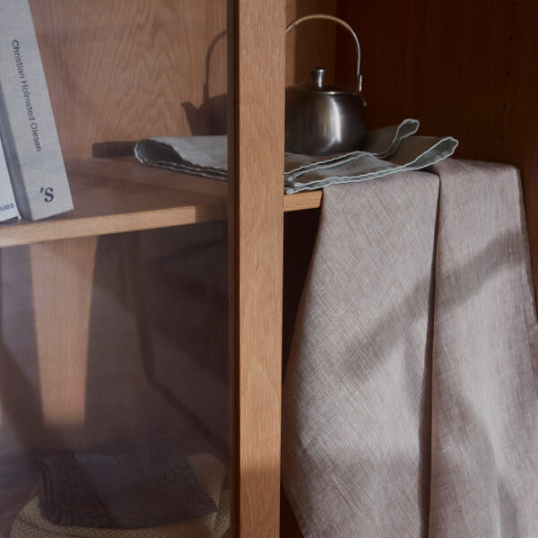 PLAIN Tea Towel, ler melang&eacute;, Georg Jensen Damask