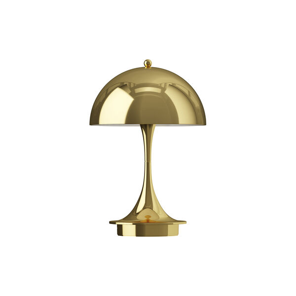 Panthella 160 Portable Table Lamp, brass metallised, Louis Poulsen