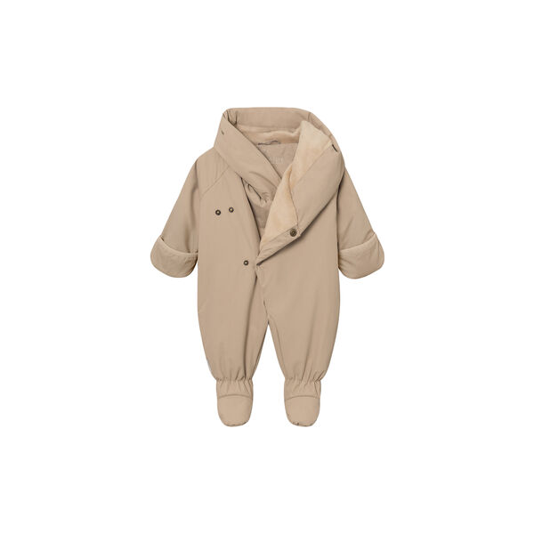 MATFIANNA Fleece Lined Winter Pramsuit, savannah tan, Mini A Ture