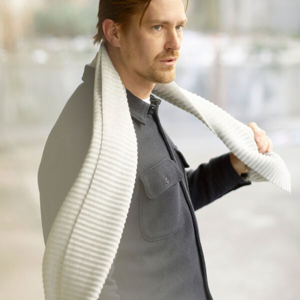 Pleece Schal, hellgrau, Design House Stockholm