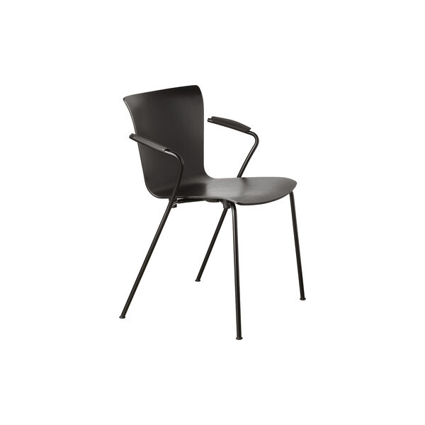 Vico Duo&trade; VM111 Esszimmerstuhl, schwarz lackierte Esche/black, Fritz Hansen