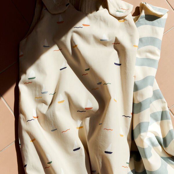 Sylvia Sleeping Bag TOG 1 Summer, pond boats, Dear April