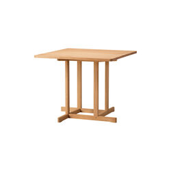 BM80 Mogensen Shaker Table 90x90 cm, oiled oak, Fredericia Furniture