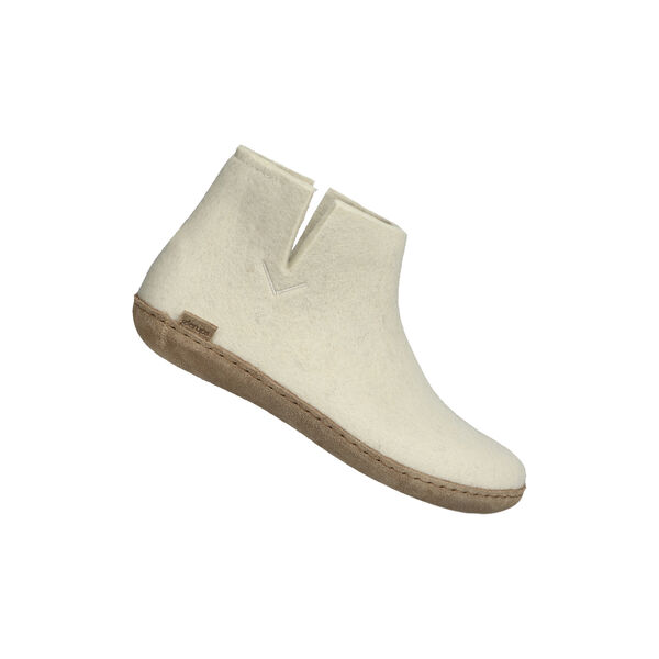 Filzstiefelette, weiß Filzstiefelette, weiß, Glerups