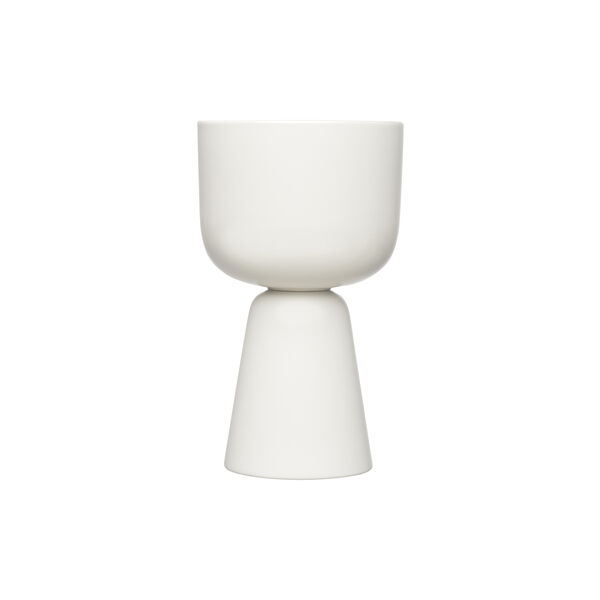 Nappula Flowerpot small high, white, Iittala